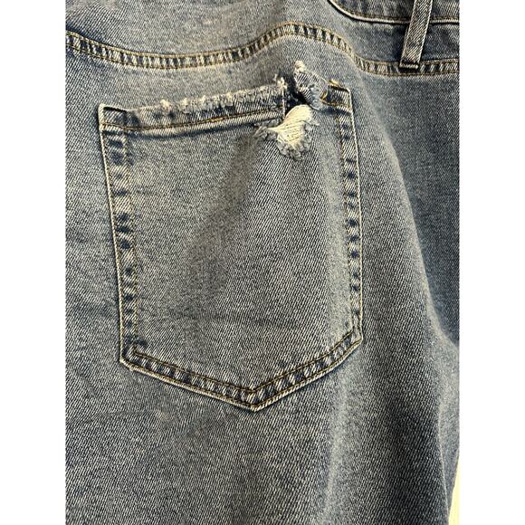 Lane Bryant Signature Fit High Rise Classic Straight Distressed Jeans Sz 24 NEW! - Picture 5 of 7